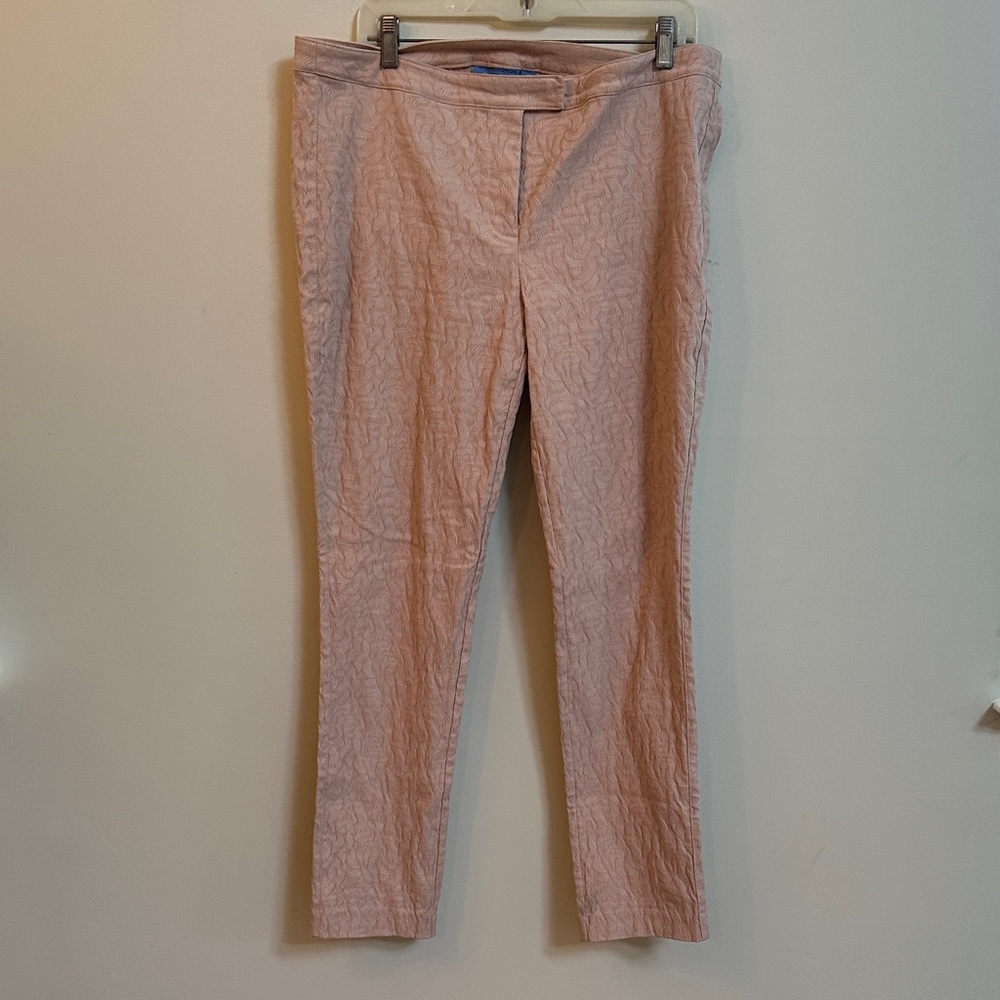 Simply Vera Vera Wang Skinny Pants – Dusty Rose – Size 14 – Textured Stretch
